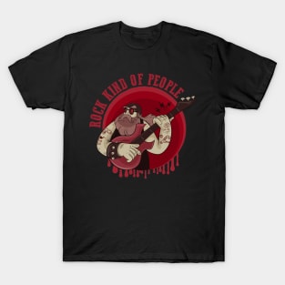 Retro 80s Rock N Roll Music Festival Fan Guitar Player T-Shirt